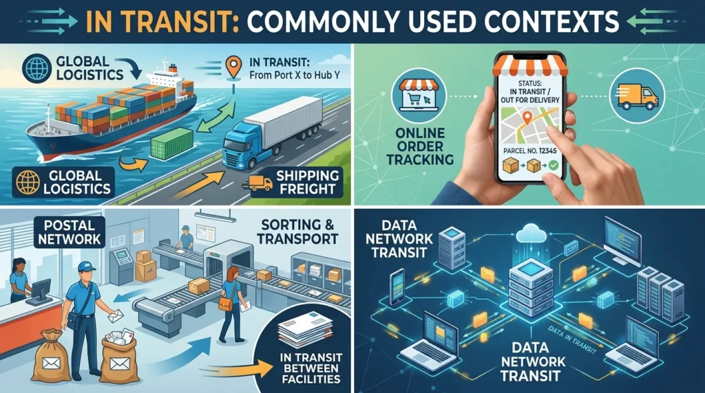 Where Is In Transit Commonly Used