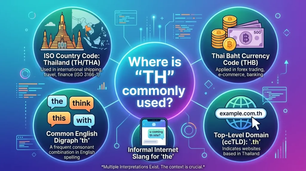  Where Is TH Commonly Used