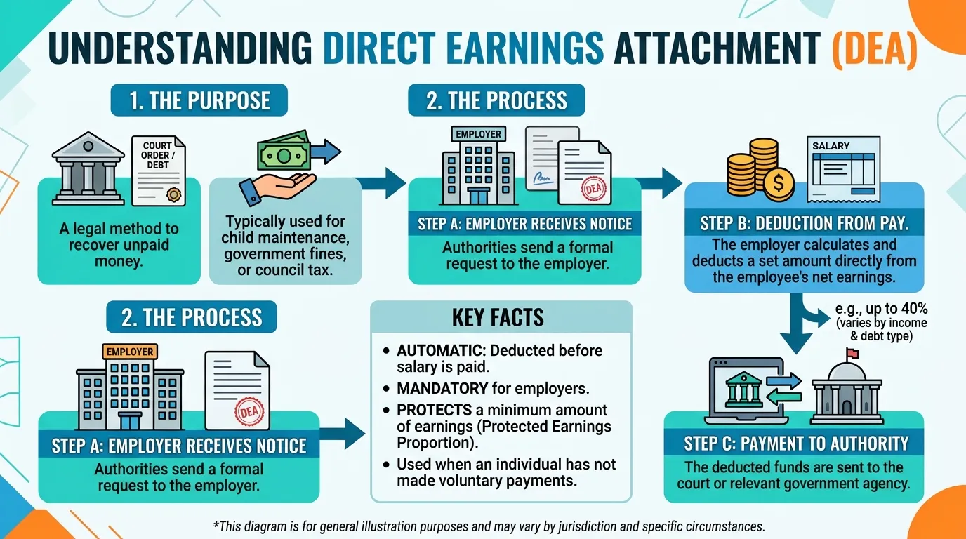 direct earnings attachment meaning