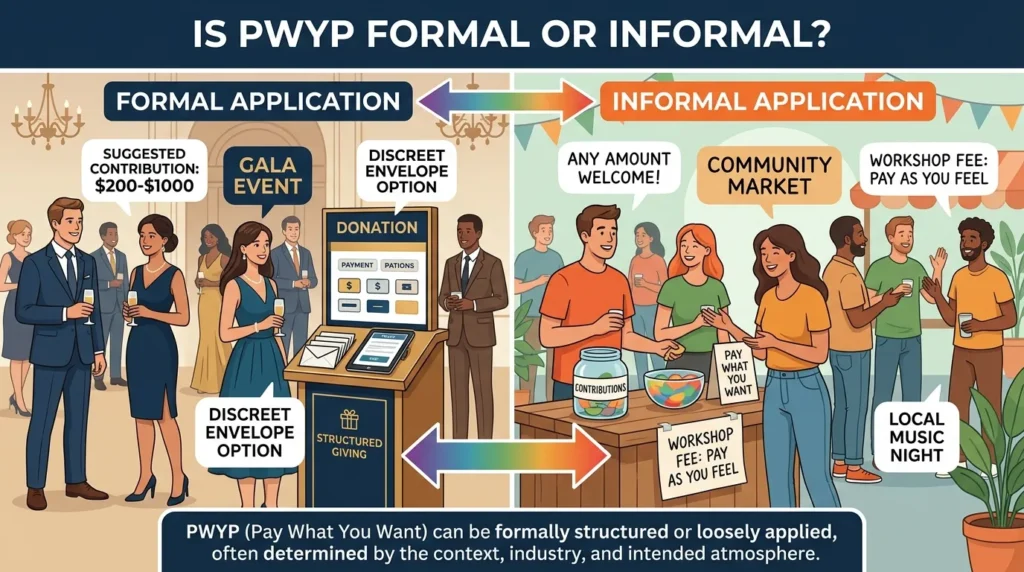 Is PWYP Formal or Informal